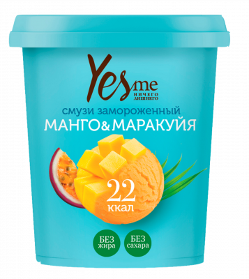 "Yes me" сорбет Манго-Маракуя без сахара, 0%